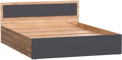 Мартина Кровать 160, крафт/графит