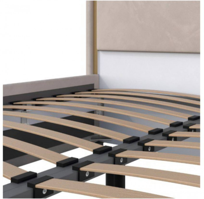 Кровать 160 с ортопед. основанием КР-431-М-16, Микровелюр-82